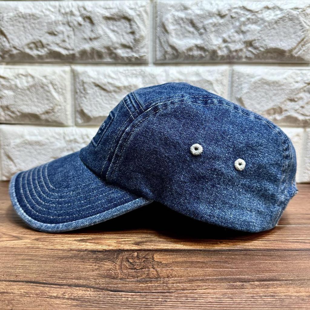 [USED] /All Tags Supreme Embossed Stonewash Camp Cap