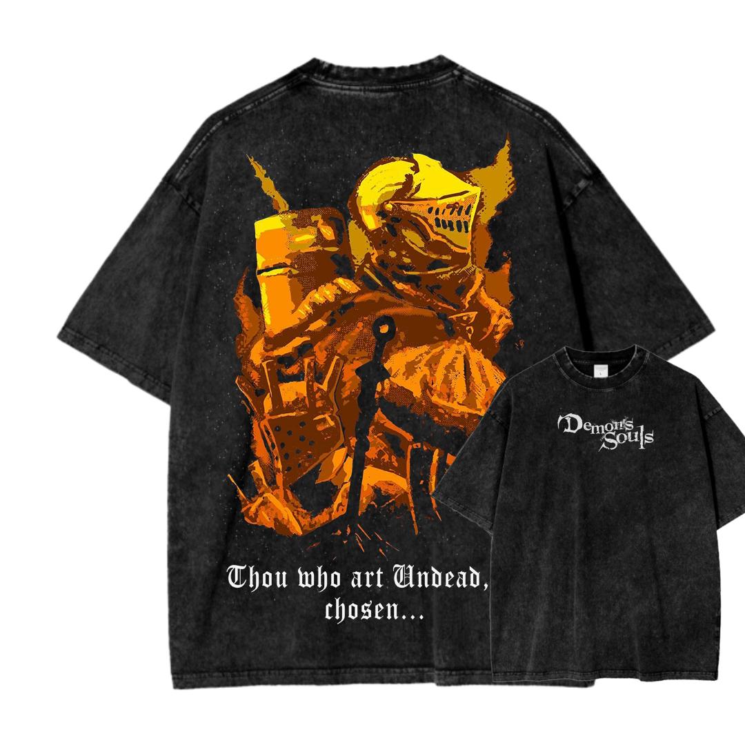 

Thorfinn Karlsefni Cool Graphic Tee VINLAND SAGA Anime Highend Luxury TShirt Men Vintage Washed Retro Fashion Anime hot product S