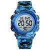 Kids Digital Sports Watch for Boys, 50m Waterproof, Dual Time, LED Display
