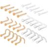 30pcs Combined Acrylic Transparent Color Nose Studs