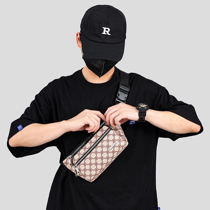 Waist Bag Men Belt Pack Waterproof Sports Travel Phone Pouch Messenger Pouch Fashion Chest Bag Men Hip Waist Pack Shoulder Bags