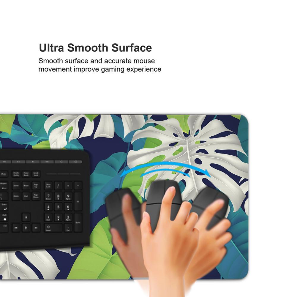 Tropical rainforest plant Mouse Pad 500X1000 mm Large Gaming Mousepad Gamer XL Rubber Otaku Keyboard Pad Laptop Desk Mat