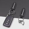 For Renault 2026 New Hub Caps 1Pcs Suede Leather Keychain Car Key Ring Accessories For Renault Clio Koleos Megane Espace QM6 Kad