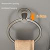 Save Space Towel Ring Hangers Wall Mounted Hand Towel Ring Modern Punch Free Towel Ring  Bathroom