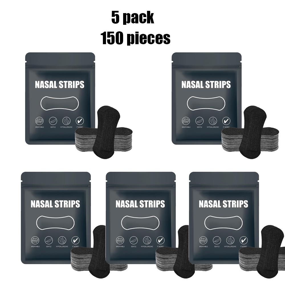 30/60/90/150 kusů, Náplasti proti chrápání pro korekci dýchání Fyzická expanze Prodyšná nosní náplast Nosní náplasti