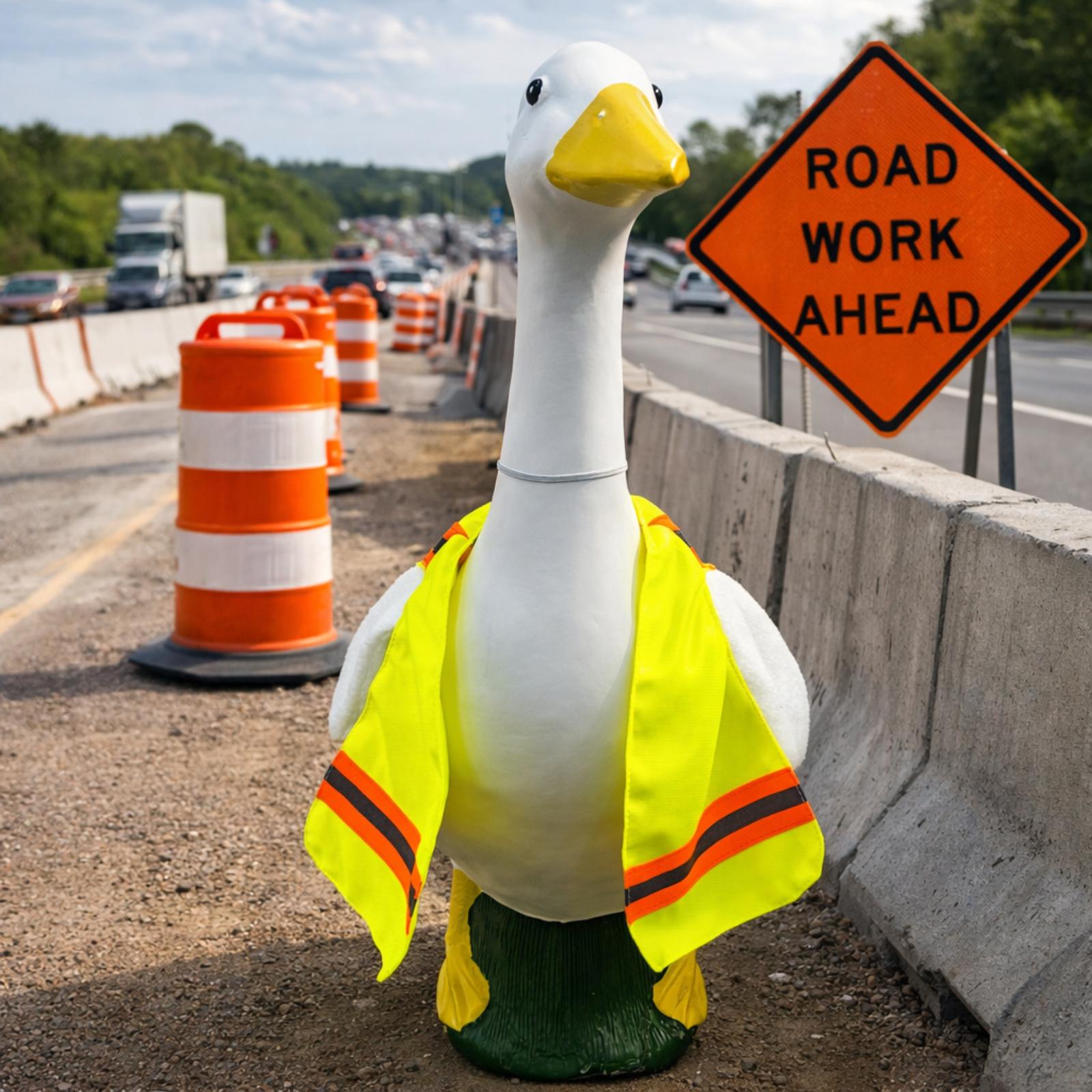 

Porch Costume Workers Construction Quirky Courtyard Decoration One Size