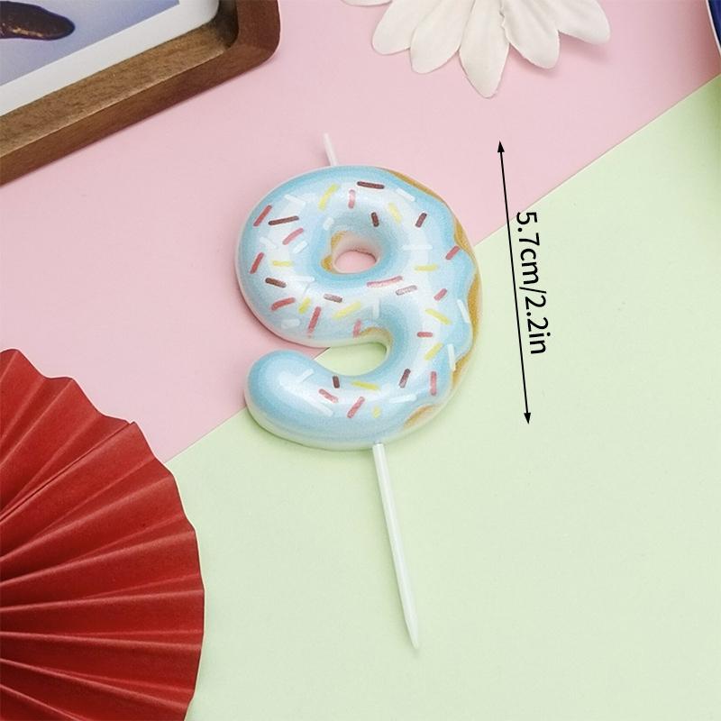 Kawaii Number Candles Digital Candle Cute Paw Top of the Cake Cute Cake Toppers Birthday Party Decoration Baby Shower Supplies