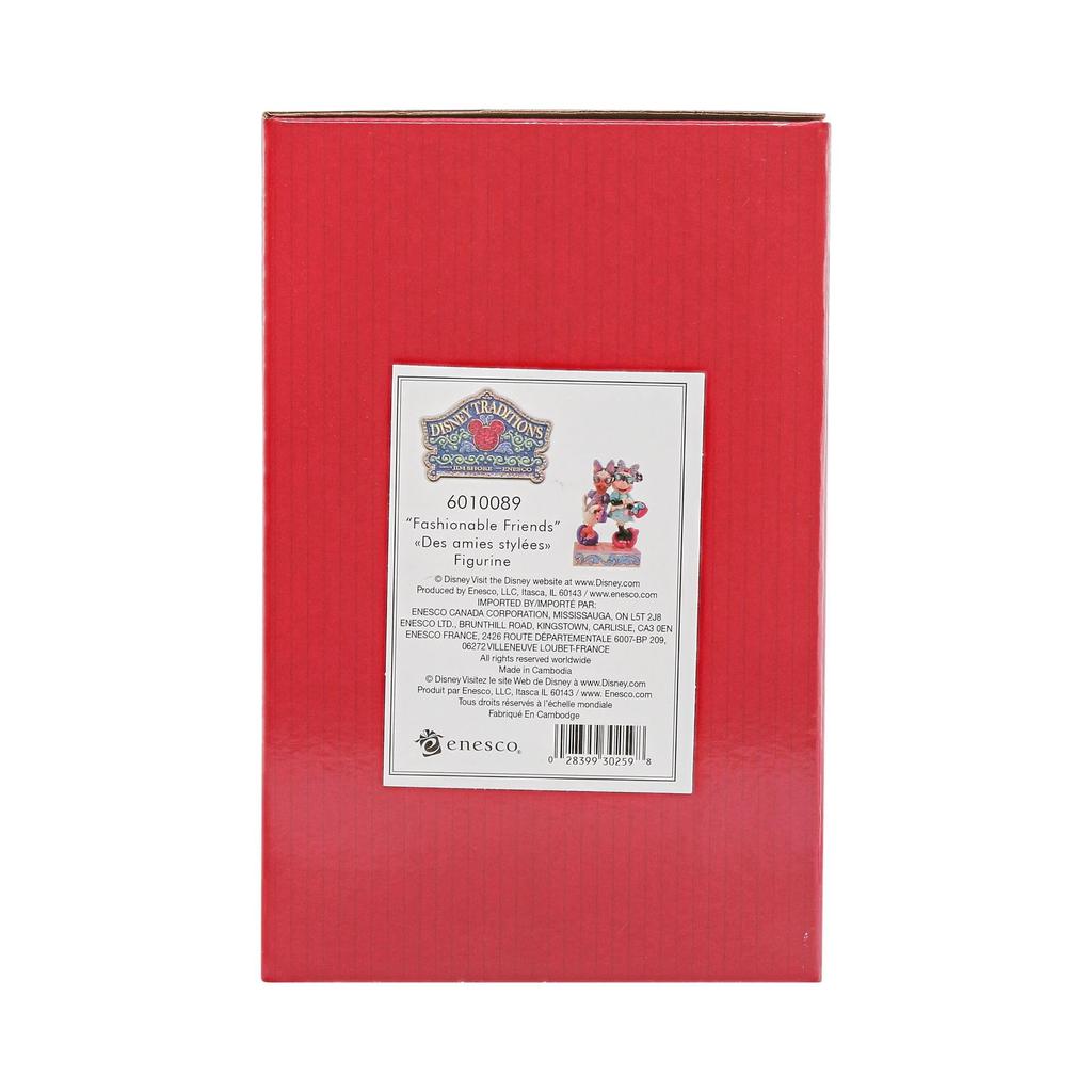 Disney Traditions Minnie & Daisy Fashionista 6010089 W8.8×H14.7×D7cm