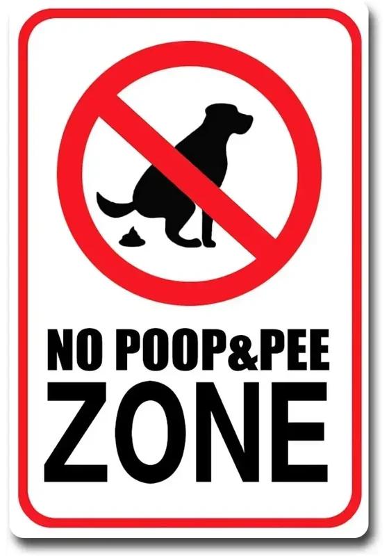 Veuillez Faire Attention À La Plaque Métallique Panneau Pas de Crotte de Chien Panneau Extérieur Veuillez Nettoyer Panneau d'Avertissement Crotte de Chien 8x12 Pouces