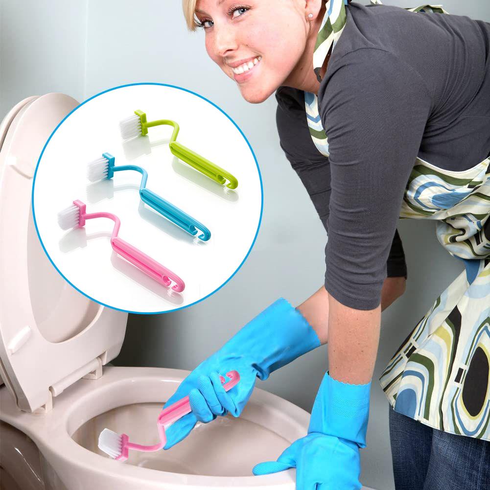 Bathroom Gadgets Toilet Brush Multi-Purposes Plastic