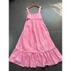 Yanzi Export En Home Width A- line Minimalist Classy First Date Date Artsy Elegant Dress Suspender Dress for Women