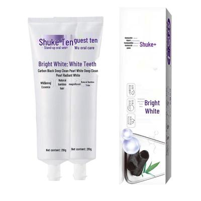 Shuke Bright White Toothpaste with Bamboo Charcoal & Natural Pearl