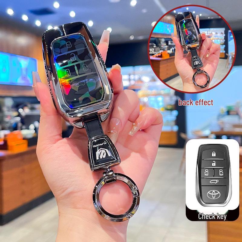 Toyota Sienna Key Case: Compatible with 24 Models, Granvia, Alphard, Vellfire Metal Shell Buckle
