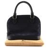 Louis Vuitton Little Alma Handbag M92146 Black Monogram Satin Women Used