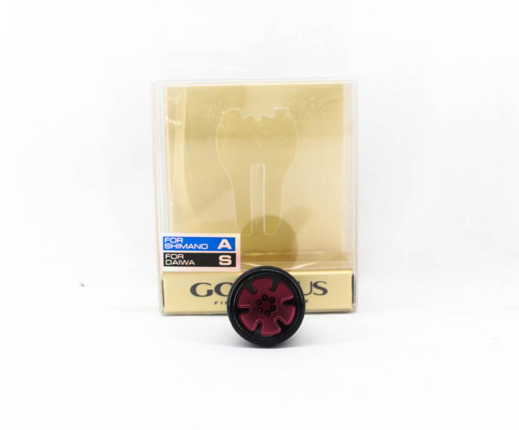 Gomexus TPE20BKBKRD Handle Knob TPE Red 20mm Shimano A , Daiwa S (9690)