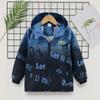 Jungen Farbverlauf Kinder Oberbekleidung Frühling Freizeit Große Kinder Windjacke