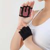 1 Pair Women's Half-Finger Yoga Gloves Four-Finger Design Professional Pilates & Fitness Gloves for Summer
