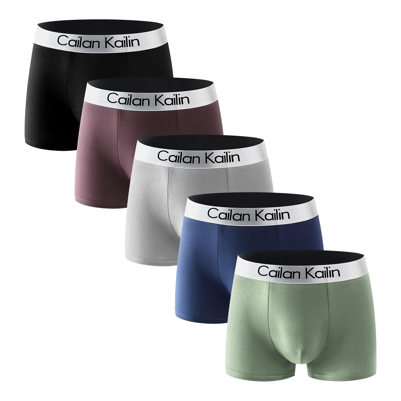 

Amtop Men s Boxer Briefs, 5-Piece Set, Moisture-Wicking, Quick-Drying, Antibacterial, 3D Molded, Front Closure, No Knit, Comfortable, Non-Irritating,