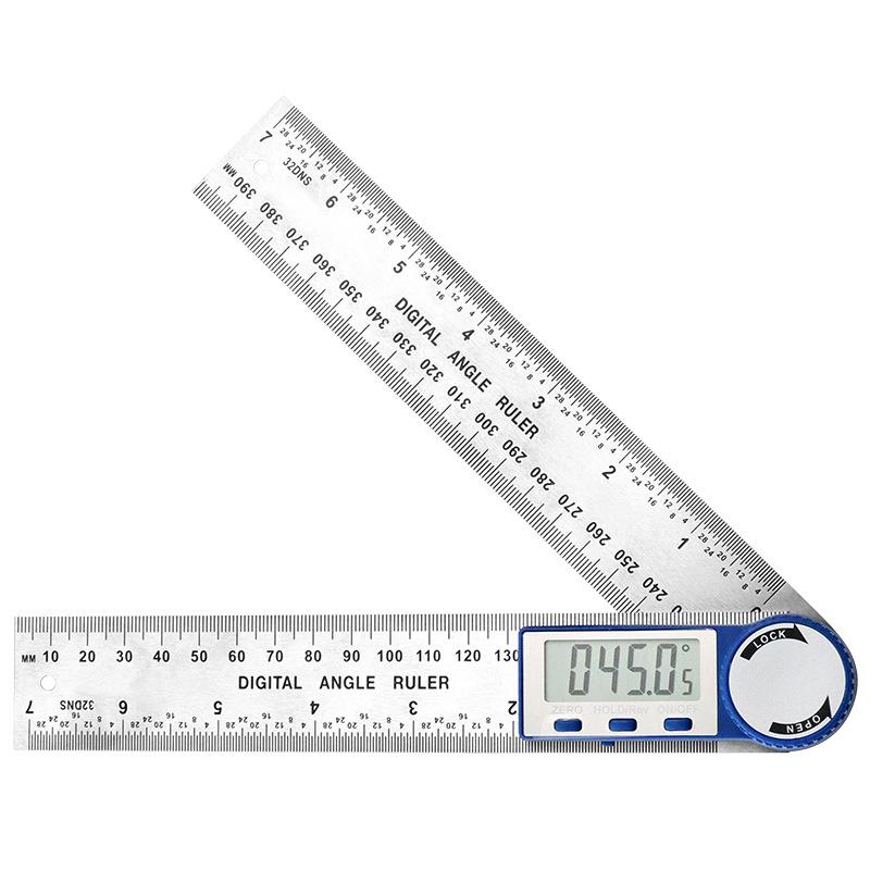 New Digital Angle Finder Protractor Multi-purpose Ruler Protractor Woodworking Construction Angle Ruler Portable Gauging Tools