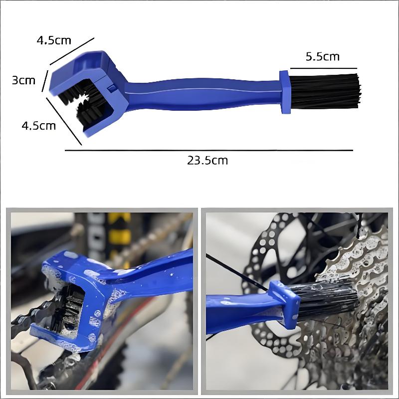 Motorcycle Chain Brush Cleaner Plastic Bicycle/Moto Brush Clean Chain Cleaner Outdoor Scrubber Road Care Tools Motorcycle Parts