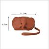 Kožená taška na peníze Pu Leather Peněženka Dámská Peněženka na mince s kroužkem na klíče Multifunkční úložné tašky na zip Pouzdro na klíče