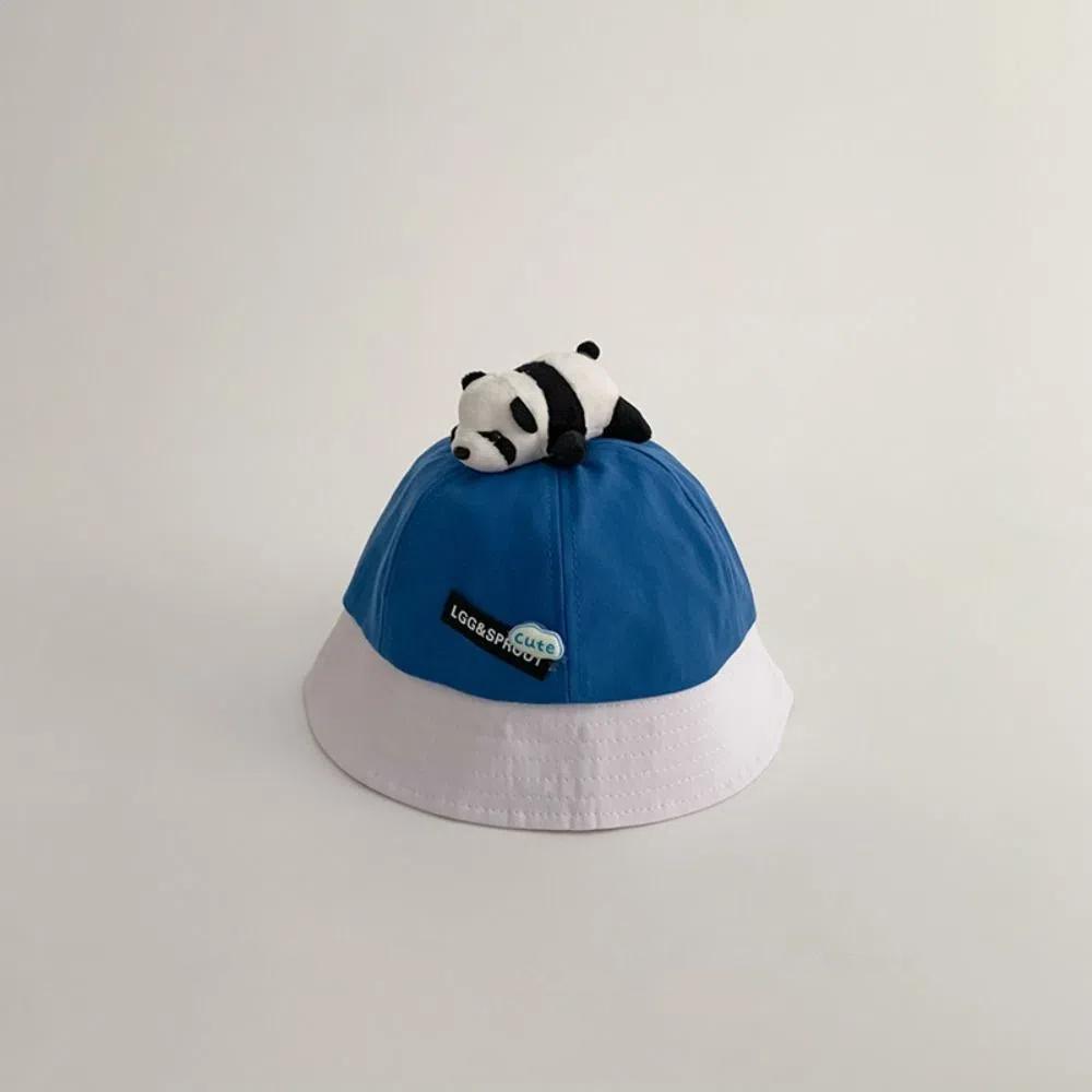 Cute Panda Bucket Hat Outdoor Sun Hat New Fisherman Cap  for Toddler