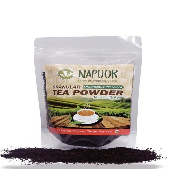 

Napuor Organics Granular Tea | Premium High land Leaves | With Gently Rolled Aromatic Long Loose Leaves, Rich & Aromatic Chai | Strong Black