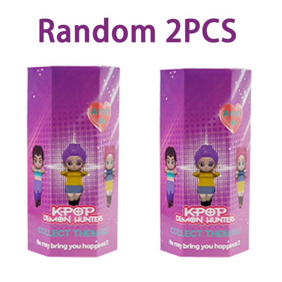 K Pop Demon Hunters Collectible Mini Figures Blind Box Derpy Tiger Rumi Mira Zoey Sussy Doll Fan Gift Christmas Birthday Gift