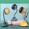 Mini Portable Usb Desk Fan Creative Student Dormitory Pen Holder Electric Fan Blue
