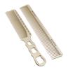 2 Stück Aluminium Haarkamm Feinzahn Hitzebeständig Haarstyling Metallkamm für Salon