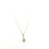"One Look Ten Thousand Years" French Zircon Teardrop Necklace - Super Fairy Style for Female Students, Cold Style Clavicle Chain.