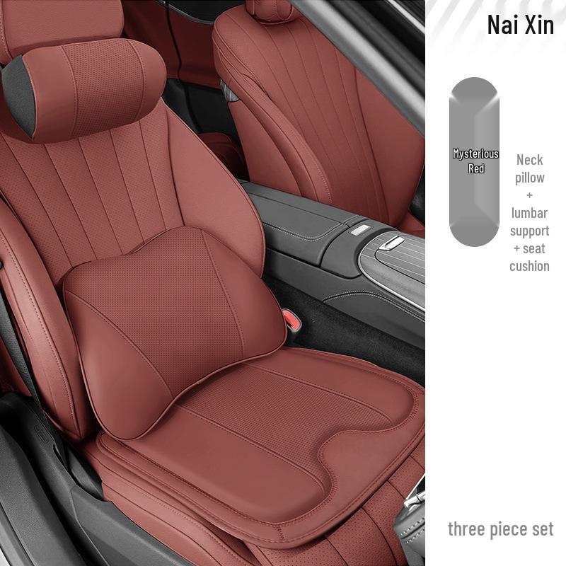 Changan CS75 PLUS Autositzkissen für Kopfstütze & Lendenwirbelstütze - Memory-Schaum, Ganzjahresnutzung