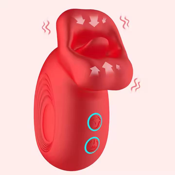 Bdsm High Quality Portable 10-Speed IPX7 Waterproof Silicone ABS Sucking Vibrator Strong Tongue Licking Nipple Clitoral