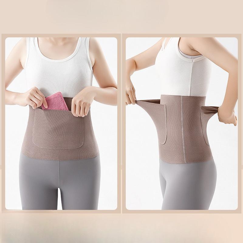 The Waist Belt Keeps The Waist Warm, The Heating Belt Warms The Abdomen, and The Double Belts Protect The Abdomen During Menstruation