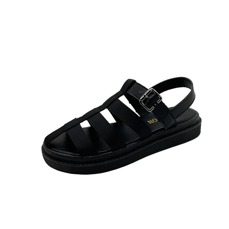 2024 Women's Sports SandalsBeach Sandals Women's Sandalen Summer Flip Flops Gladiator Flat Sandals Female Floral Boho Leisure