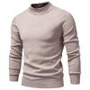 European Chic Men's High-Neck Sweater: Autumn/Winter 2025 Light Luxury Knitwear, High-End Base Layer