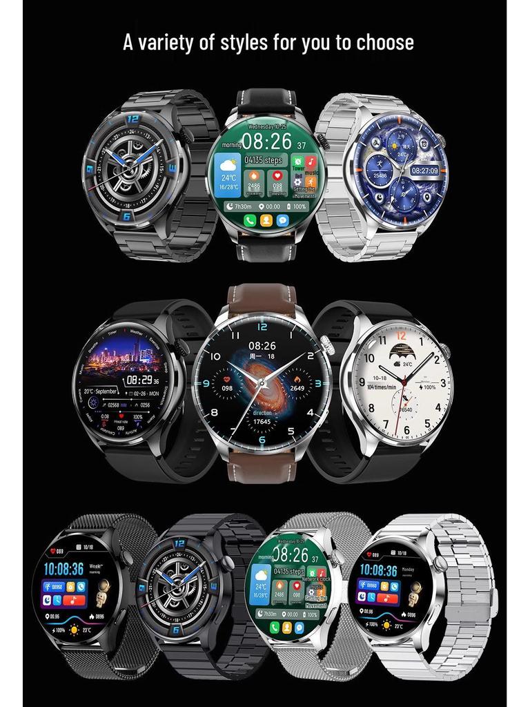 GT5Pro Smartwatch: Multifunctional Men's & Women's NFC Edition with Call Answering
