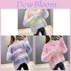 Romantic Lolita Knit Sweater With Hollow Out Design And Princess Sleeves For Spring Fashion