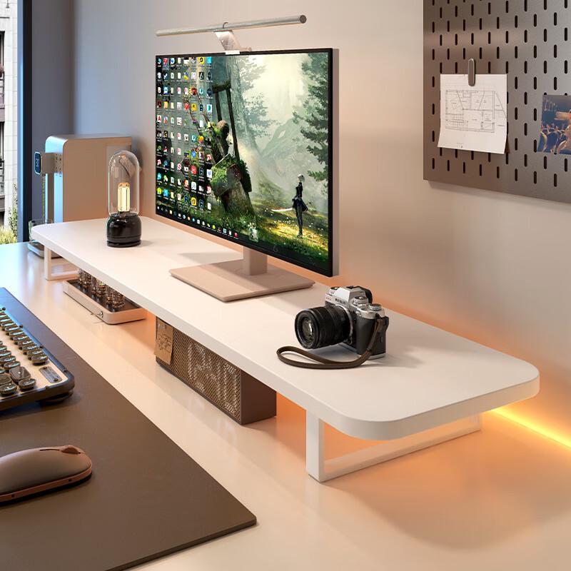 Desktop Monitor Riser with Storage Shelf
