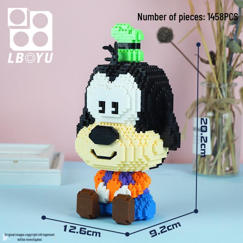 Le Bao Yu Educational Street Vendor Building Blocks for Kids and Adults – Micro Diamond Small Particles, One Piece