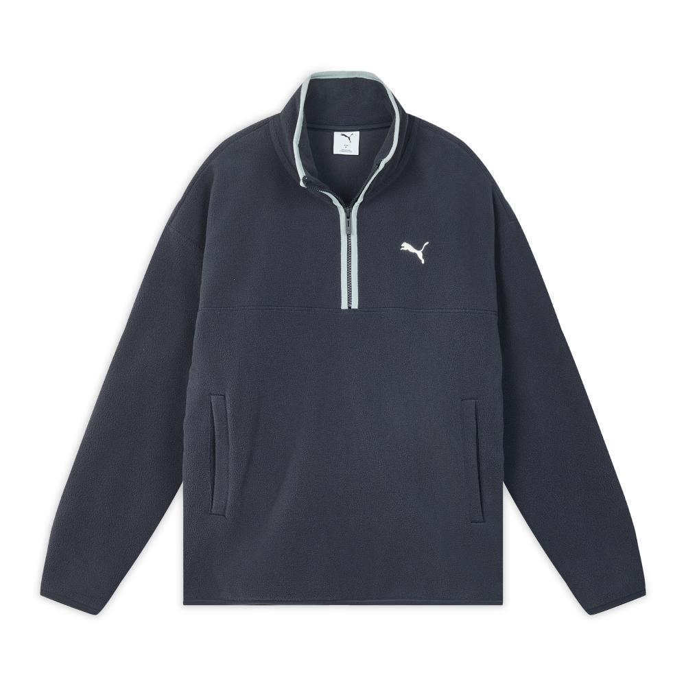Puma Half-Zip Polar Fleece Warm Loose Fit Stand Collar Pullover Long Sleeve Sweatshirt Men Sweatshirt 693539-16