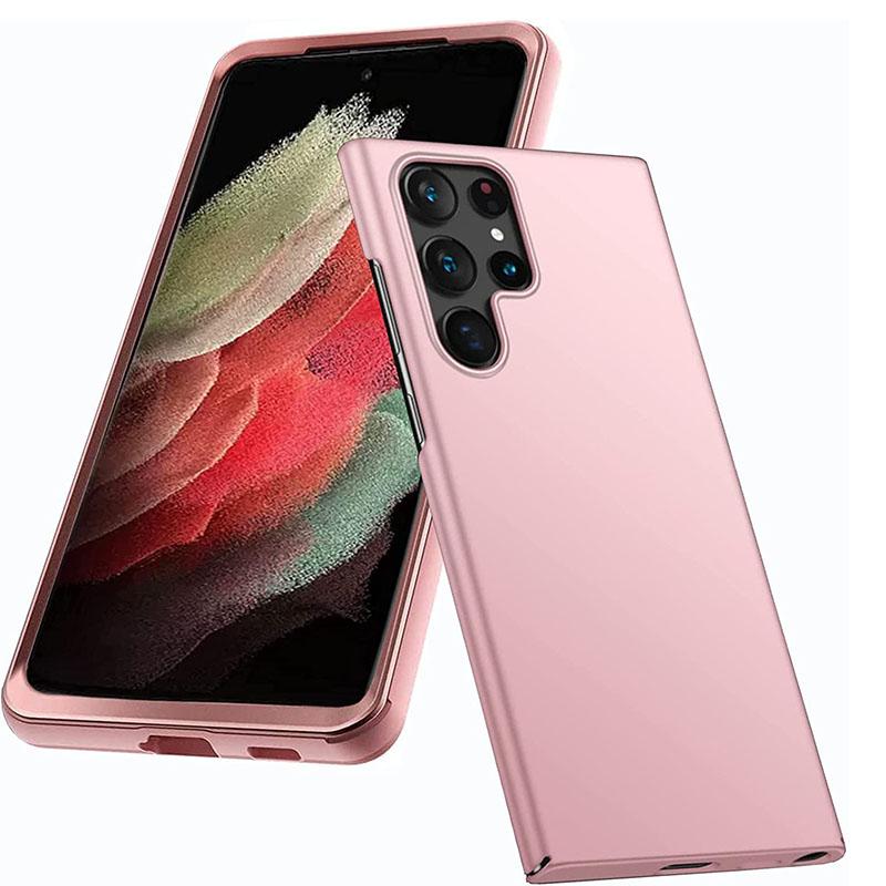 Husa din spate tare mata de lux pentru Samsung Galaxy S23 S22 S21 S20 Note 20 Ultrs S10 S8 S9 10 Plus 9 8 Carcasa subtire ultra subtire