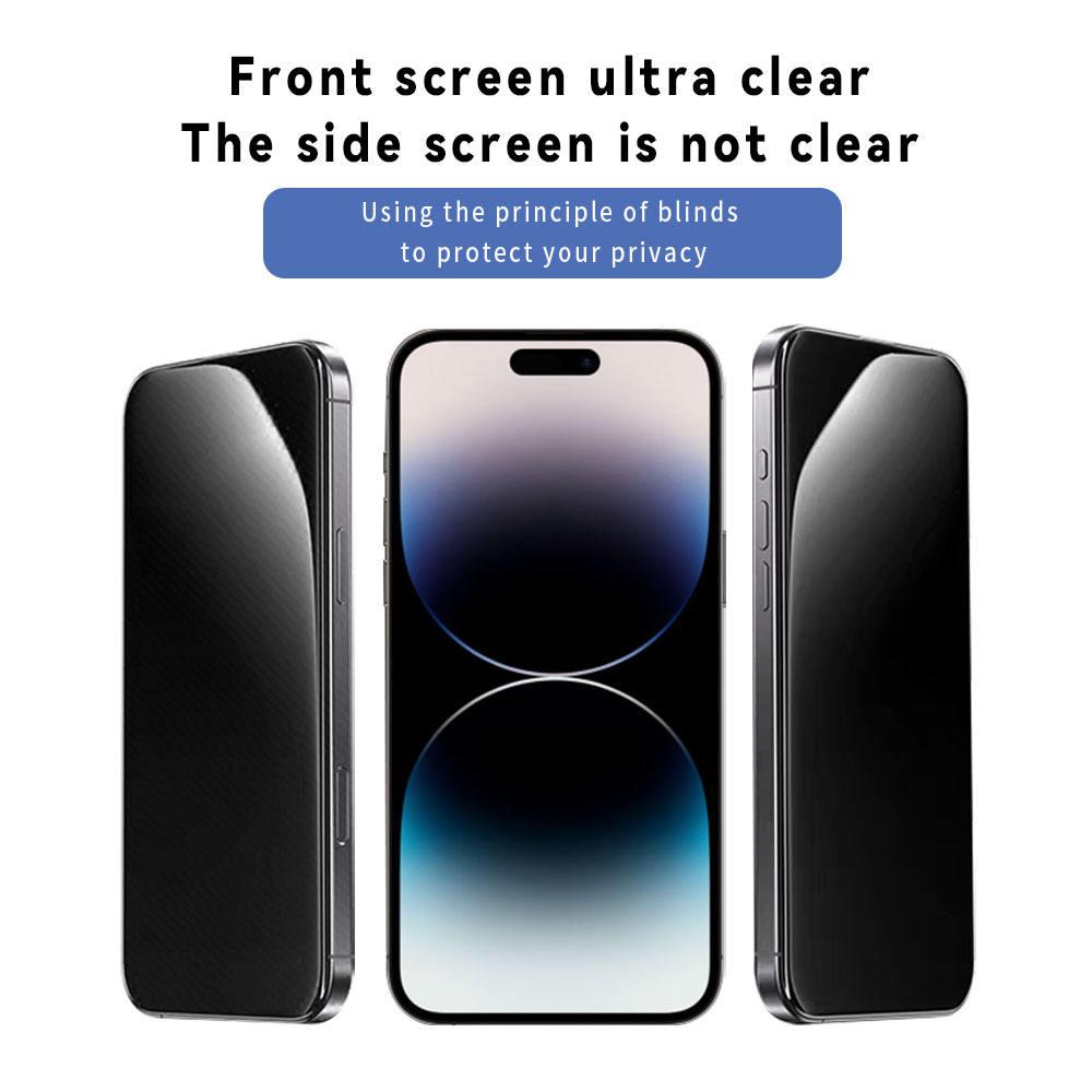 Factory Price High Quality 360 Degree Tempered Glass Privacy Anti Spy Screen Protector Film for iPhone Samsung