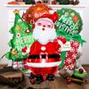 5pcs Christmas Balloon Santa Claus Christmas Tree Decorative Balloon Aluminum Foil Balloon for Christmas Party Decor Supplies