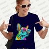 Dog Shirt Gift for Frenchie Mom Dog Streetwear Graphic Y2k Tops Unisex Short Sleeve Tees Blouses Harajuku TShirt Female Clothing