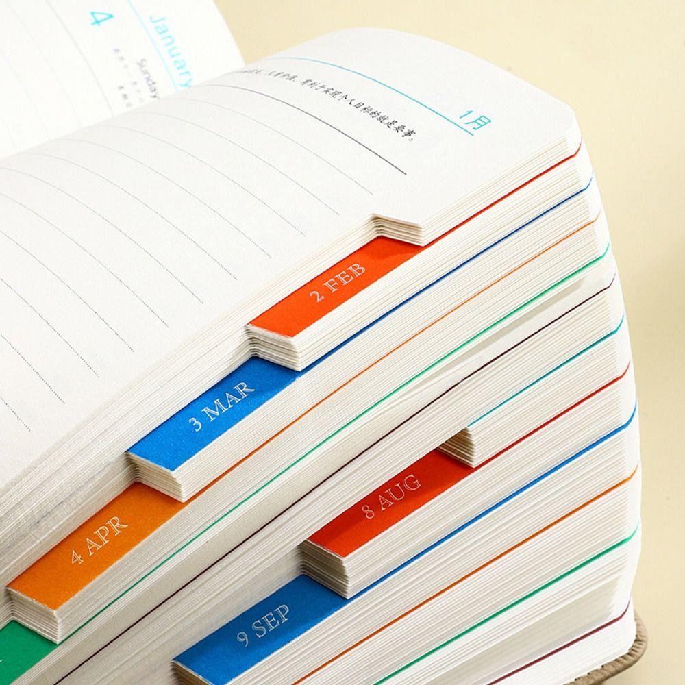 12 Months 2026 Schedule Planner Notepad Wear-resistant To-do List Notebook Office Supplies