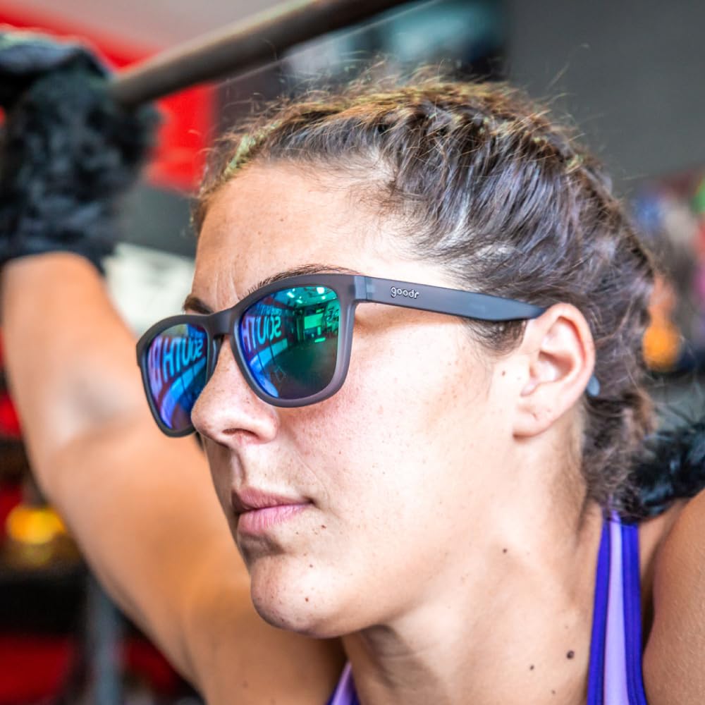 Goodr Sunglasses OG Series Lightweight Polarized Lenses with UV Polarized Color and Mirrored Lenses for Men and Perfect for Mountain and Outdoor