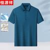 Hengyuanxiang Men's Silk Blend Polo Shirt