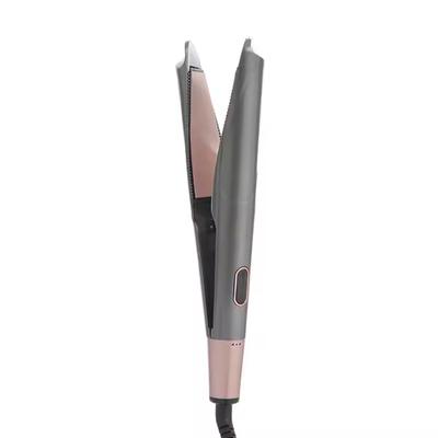 2 In 1 Hair Straightener And Curling Flat Iron Ceramic Ionic Big Wave Fast Heating Curler Household