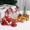 4/2Pcs Plastic Christmas Bells Colorful Merry Christmas New Year Pendant Exquisite Christmas Ornaments